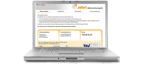 Novalnet bietet Online-Payment Sofortüberweisung