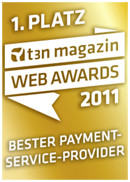 Novalnet ist Gewinner des t3n Web Award als bester Online-Payment Service Provider